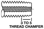 plug tap thread chamfer